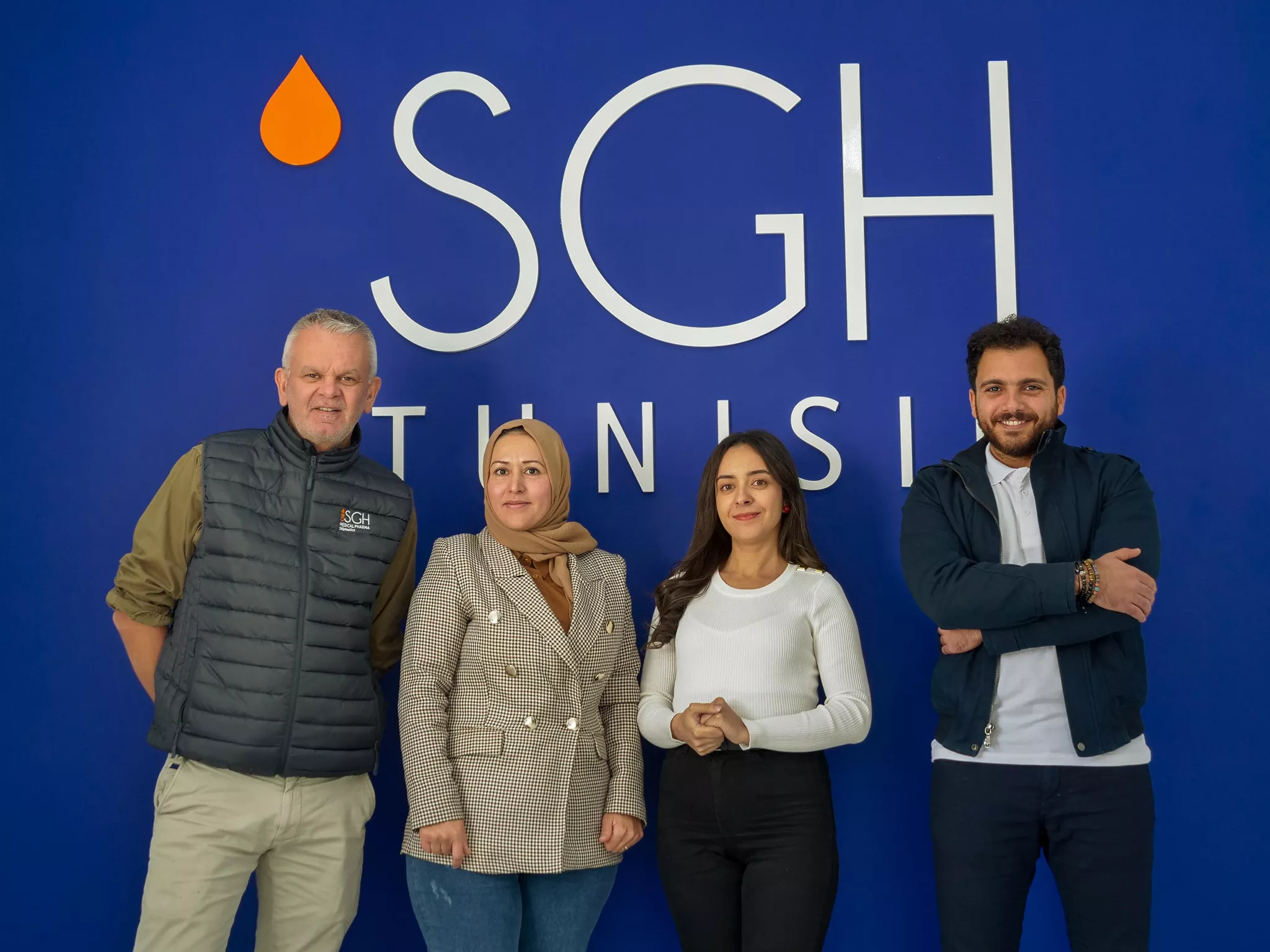 Photo des équipes de SGH Tunisie